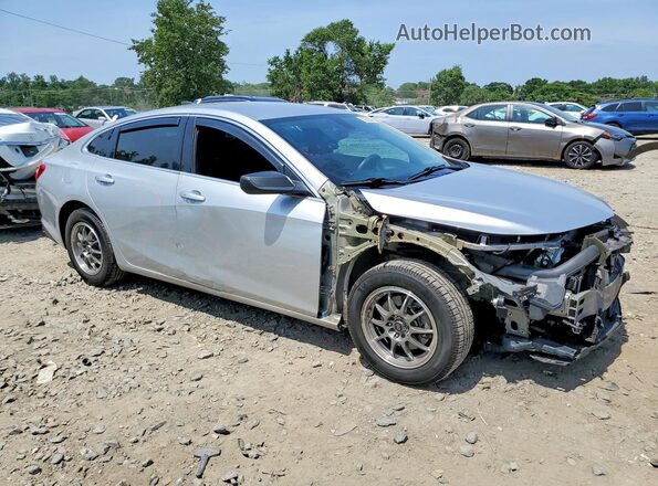 1G1ZB5ST6JF282951 2018 CHEVROLET MALIBU Silver Delantero derecho