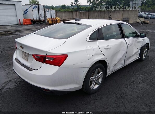 1G1ZB5ST6KF133067 2019 CHEVROLET MALIBU Белый Задняя правая четверть