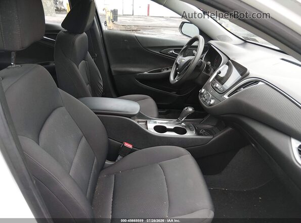 1G1ZB5ST6KF133067 2019 CHEVROLET MALIBU Белый Вид салона спереди