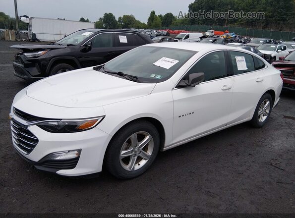 1G1ZB5ST6KF133067 2019 CHEVROLET MALIBU Белый Передняя левая четверть