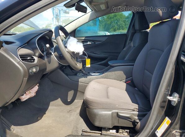 1G1ZB5ST6LF132860 2020 CHEVROLET MALIBU Black Вид салону спереду