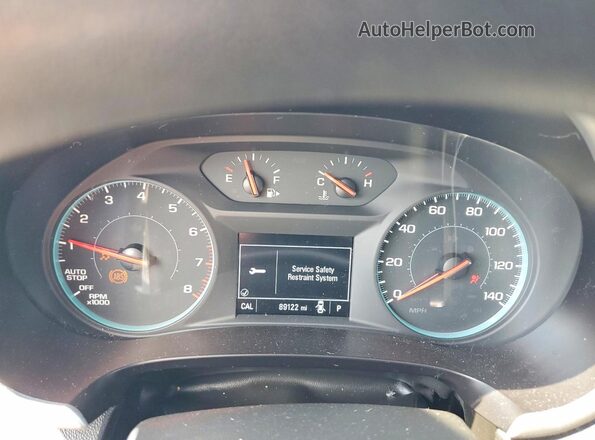 1G1ZB5ST6LF132860 2020 CHEVROLET MALIBU Black Вид щитка приладів