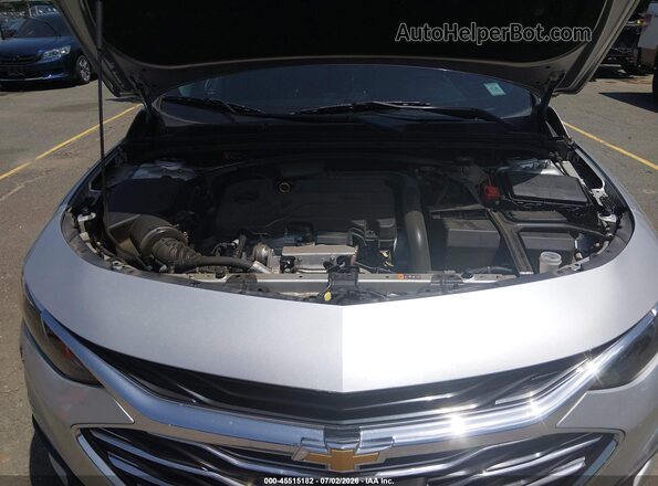 1G1ZB5ST6MF032341 2021 CHEVROLET MALIBU Серебряный Вид сзади