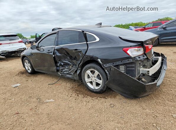1G1ZB5ST6NF189112 2022 CHEVROLET MALIBU Black უკანა მარცხენა