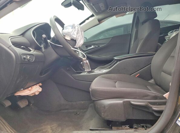 1G1ZB5ST6NF189112 2022 CHEVROLET MALIBU Black წინა სალონის ხედი