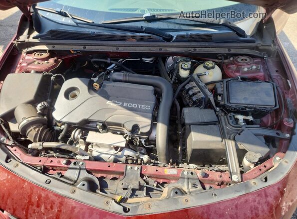 1G1ZB5ST7GF202713 2016 CHEVROLET MALIBU Red უკანა სალონის ხედი