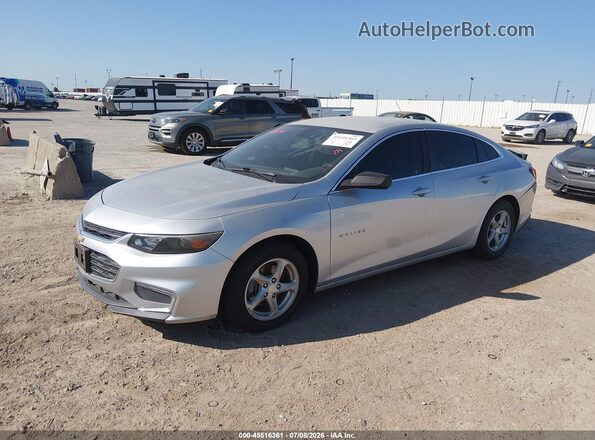 1G1ZB5ST7GF272275 2016 CHEVROLET MALIBU Silver Առջևի ձախ երեք քառորդ տեսարան