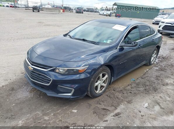 1G1ZB5ST7HF129571 2017 CHEVROLET MALIBU Blue წინა მარცხენა ხედი სამი მეოთხედიდან