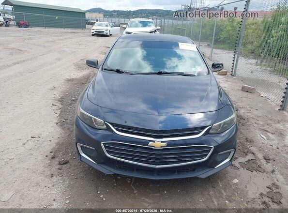 1G1ZB5ST7HF129571 2017 CHEVROLET MALIBU Blue ხელსაწყოთა პანელის ხედი