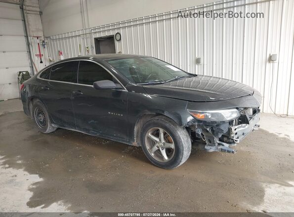 1G1ZB5ST7HF129683 2017 CHEVROLET MALIBU Gray Вид задньої частини салону