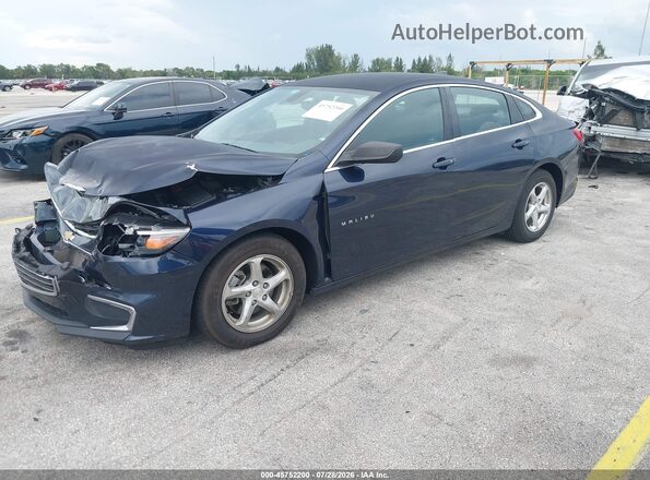 1G1ZB5ST7HF143941 2017 CHEVROLET MALIBU Blue Przód lewy