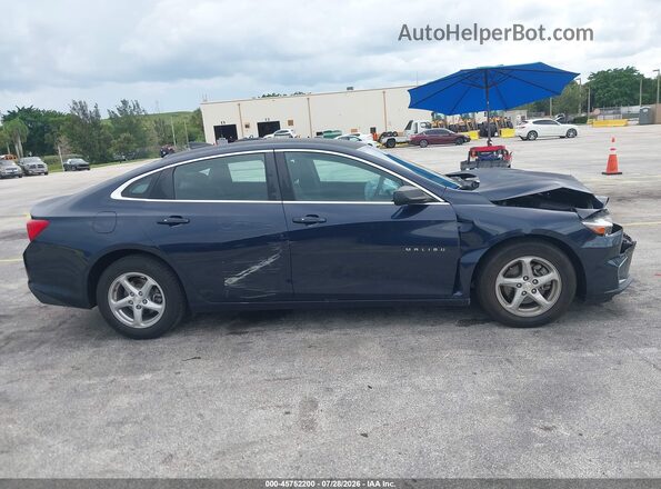 1G1ZB5ST7HF143941 2017 CHEVROLET MALIBU Blue Widok wnętrza z tyłu