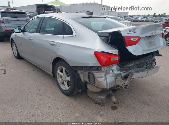 1G1ZB5ST7HF149352 2017 CHEVROLET MALIBU Silver Trasero izquierdo