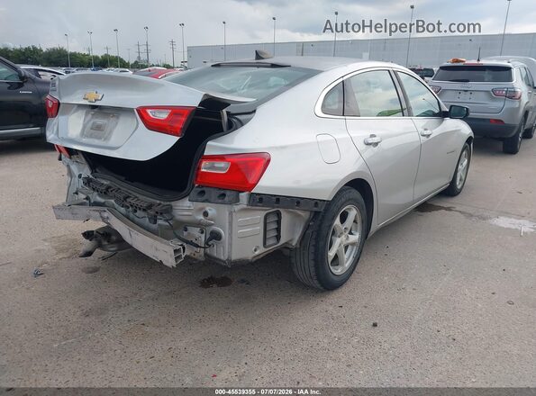 1G1ZB5ST7HF149352 2017 CHEVROLET MALIBU Silver Trasero derecho