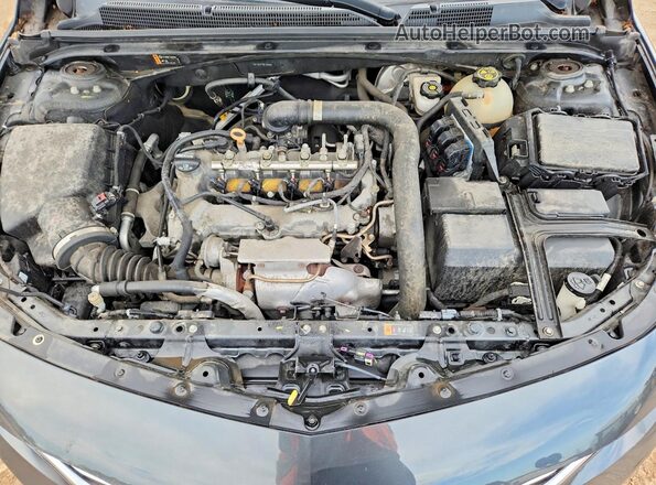 1G1ZB5ST7HF192704 2017 CHEVROLET MALIBU Серый Вид задней части салона