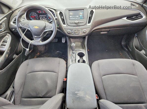 1G1ZB5ST7HF192704 2017 CHEVROLET MALIBU Серый Вид панели приборов