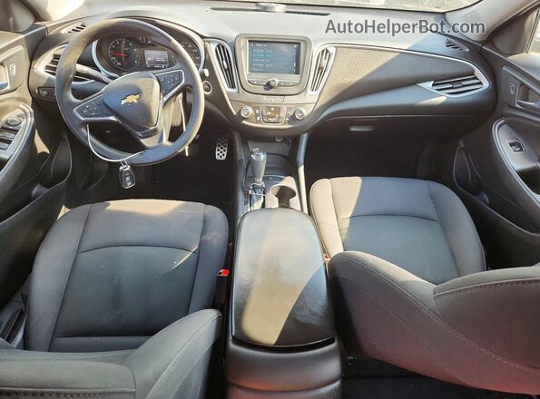 1G1ZB5ST7HF207329 2017 CHEVROLET MALIBU Black Widok deski rozdzielczej