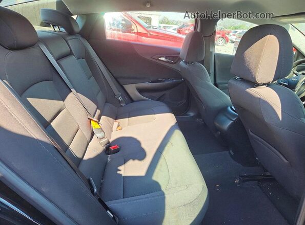 1G1ZB5ST7HF207329 2017 CHEVROLET MALIBU Black Widok tylnych siedzeń