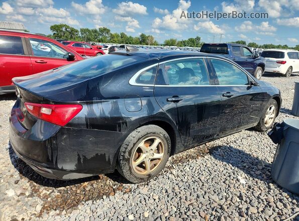 1G1ZB5ST7HF207329 2017 CHEVROLET MALIBU Black Tył prawy