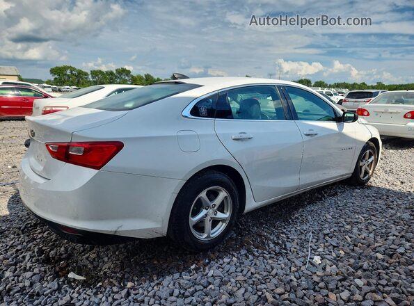 1G1ZB5ST7JF101016 2018 CHEVROLET MALIBU White Tył prawy