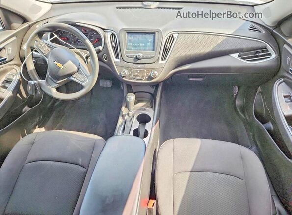 1G1ZB5ST7JF101016 2018 CHEVROLET MALIBU White Widok deski rozdzielczej