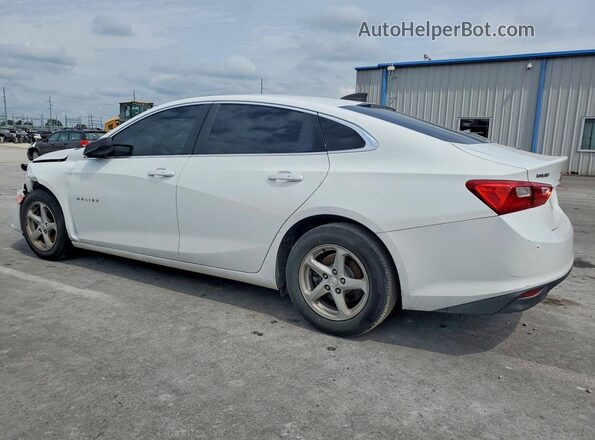 1G1ZB5ST7JF139233 2018 CHEVROLET MALIBU White Հետևի ձախ