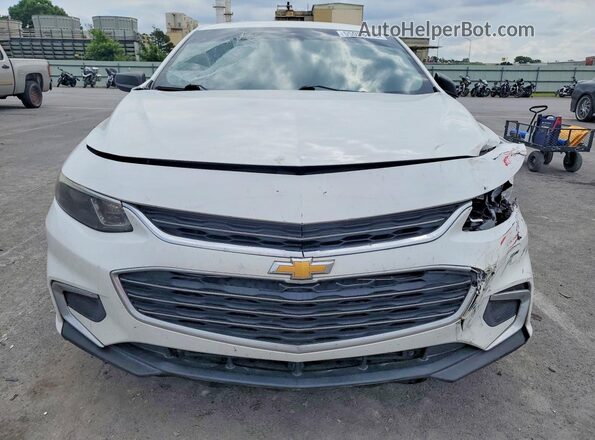 1G1ZB5ST7JF139233 2018 CHEVROLET MALIBU White Դիմացի տեսք