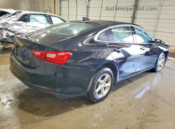 1G1ZB5ST7JF169705 2018 CHEVROLET MALIBU Black Задня права чверть