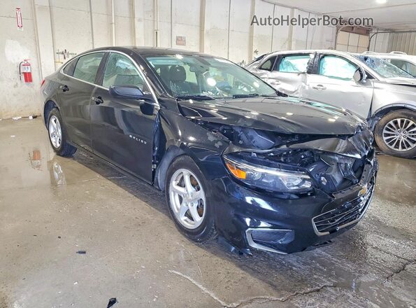 1G1ZB5ST7JF169705 2018 CHEVROLET MALIBU Black Передня права чверть