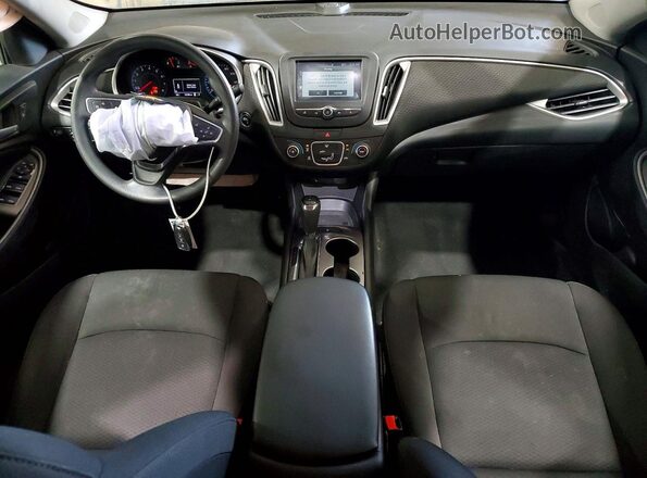 1G1ZB5ST7JF169705 2018 CHEVROLET MALIBU Black Вид панелі приладів