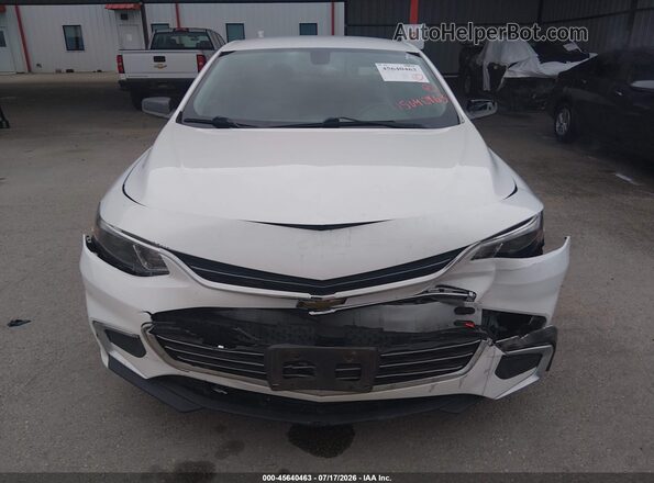 1G1ZB5ST7JF187573 2018 CHEVROLET MALIBU Белый Вид щитка приборов
