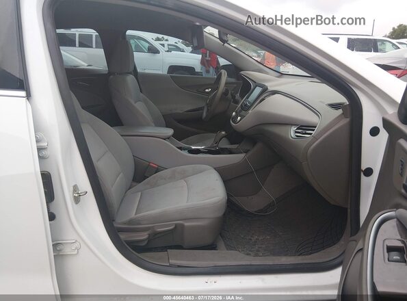 1G1ZB5ST7JF187573 2018 CHEVROLET MALIBU Белый Вид салона спереди