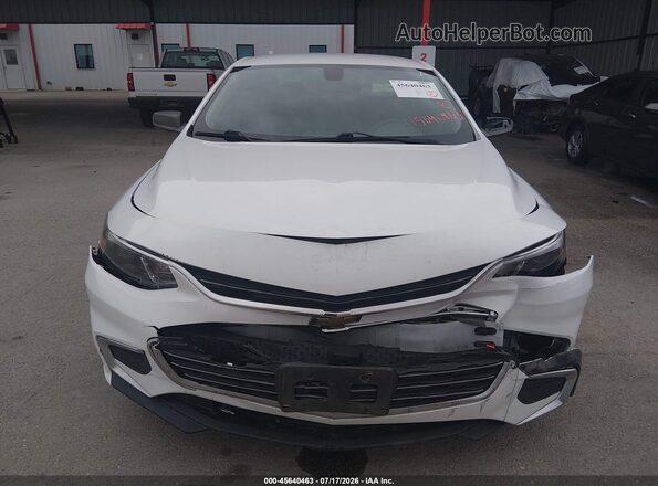 1G1ZB5ST7JF187573 2018 CHEVROLET MALIBU Белый Вид спереди