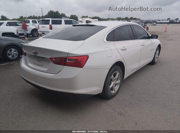 1G1ZB5ST7JF187573 2018 CHEVROLET MALIBU Белый Задняя правая четверть