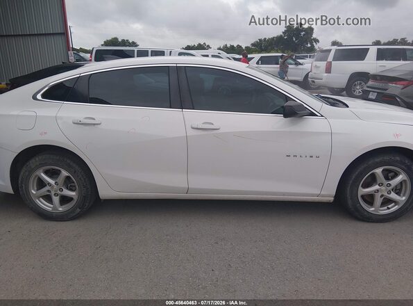 1G1ZB5ST7JF187573 2018 CHEVROLET MALIBU Белый Вид задней части салона