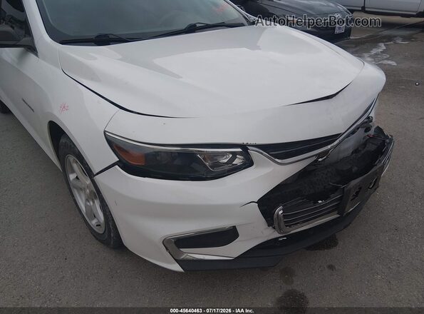 1G1ZB5ST7JF187573 2018 CHEVROLET MALIBU Белый 