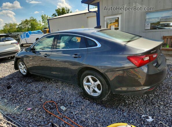 1G1ZB5ST7JF251529 2018 CHEVROLET MALIBU Charcoal Trasero izquierdo