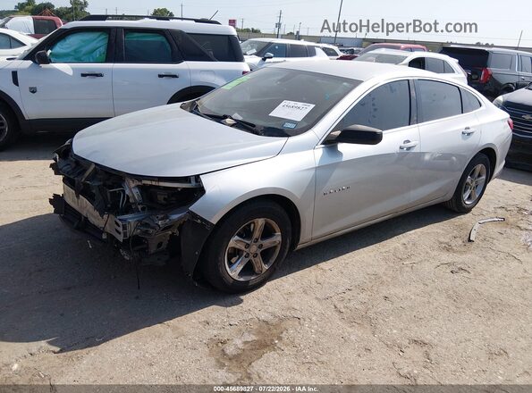 1G1ZB5ST7KF187087 2019 CHEVROLET MALIBU Gray Передня ліва чверть