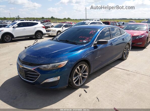 1G1ZB5ST7KF205202 2019 CHEVROLET MALIBU Blue წინა მარცხენა ხედი სამი მეოთხედიდან