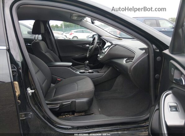 1G1ZB5ST7LF020987 2020 CHEVROLET MALIBU Black Вид салону спереду