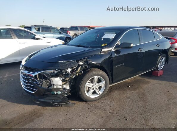 1G1ZB5ST7LF129644 2020 CHEVROLET MALIBU Black Вид спереду
