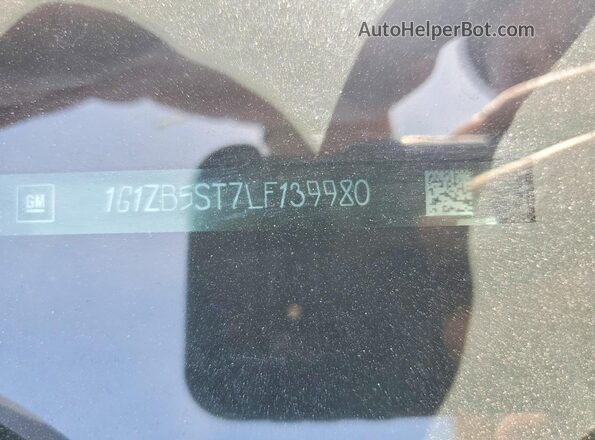 1G1ZB5ST7LF139980 2020 CHEVROLET MALIBU Silver Vista del compartimento del motor