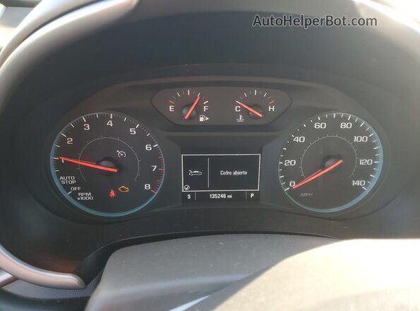 1G1ZB5ST7LF157802 2020 CHEVROLET MALIBU White Widok zestawu wskaźników