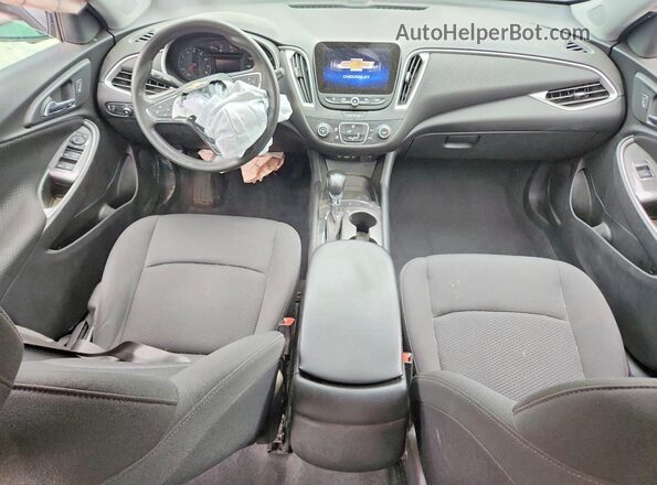 1G1ZB5ST7MF001728 2021 CHEVROLET MALIBU Gray წინა პანელის ხედი