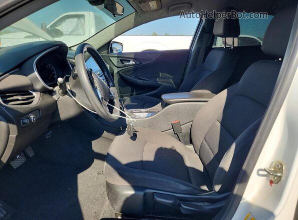 1G1ZB5ST7MF054705 2021 CHEVROLET MALIBU Белый Вид салона спереди