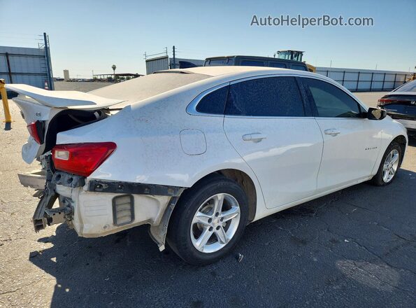 1G1ZB5ST7MF054705 2021 CHEVROLET MALIBU Белый Задняя правая четверть