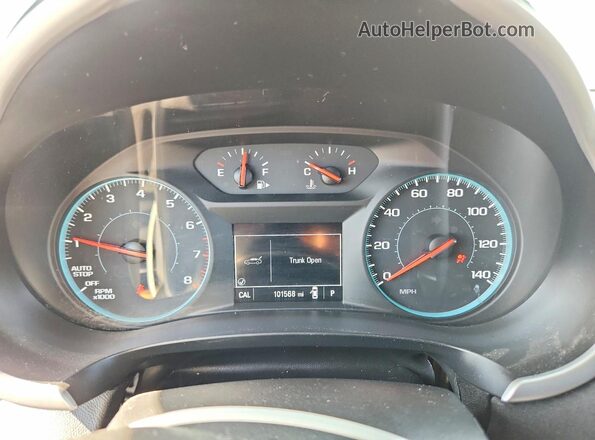 1G1ZB5ST7MF054705 2021 CHEVROLET MALIBU Белый Вид щитка приборов