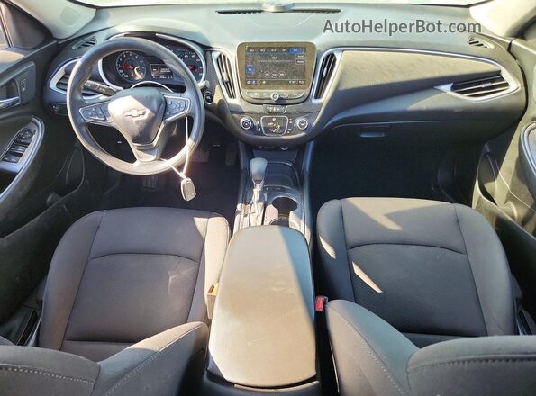 1G1ZB5ST7MF054705 2021 CHEVROLET MALIBU Белый Вид панели приборов