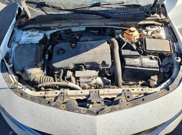 1G1ZB5ST7MF054705 2021 CHEVROLET MALIBU Белый Вид задней части салона