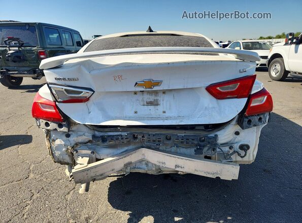 1G1ZB5ST7MF054705 2021 CHEVROLET MALIBU Белый Вид сзади